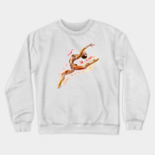 Leaping Gymnast Crewneck Sweatshirt